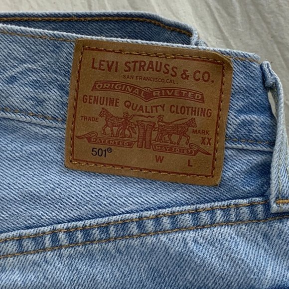 Levi’s 501 Slouch Bermuda Cutoff Shorts - Picture 5 of 9